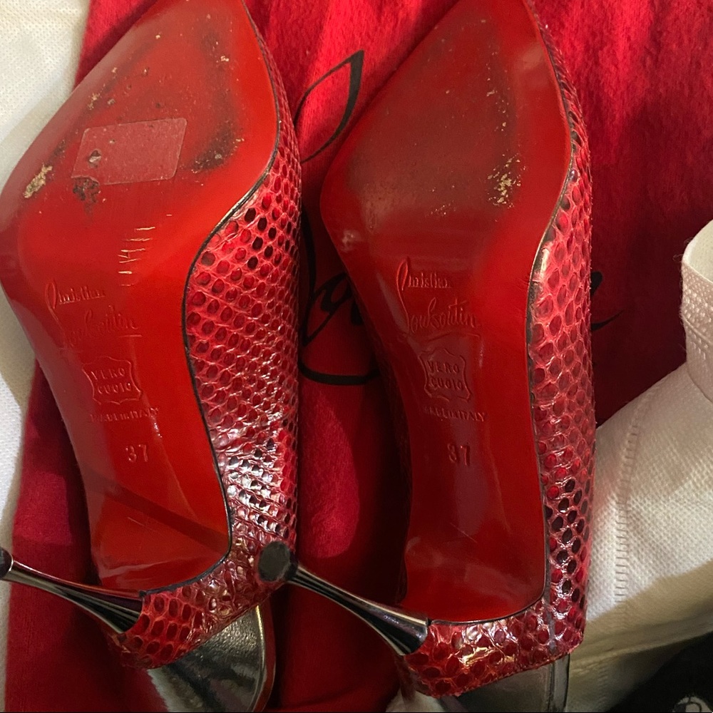 Christian louboutin snake skin “Twist to chat” - Picture 11 of 12